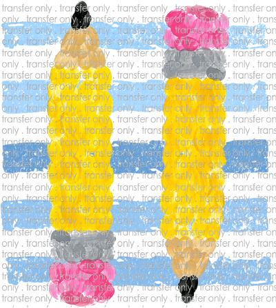 SCH 2390 Blue Stripes 2 Pencils