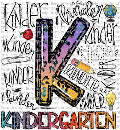 SCH 733 Kindergarten Word Art