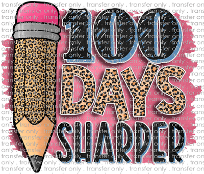 SCH 839 100 Days Sharper Leopard Pencil