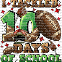 SCH 838 I Tackled 100 Days of School Football