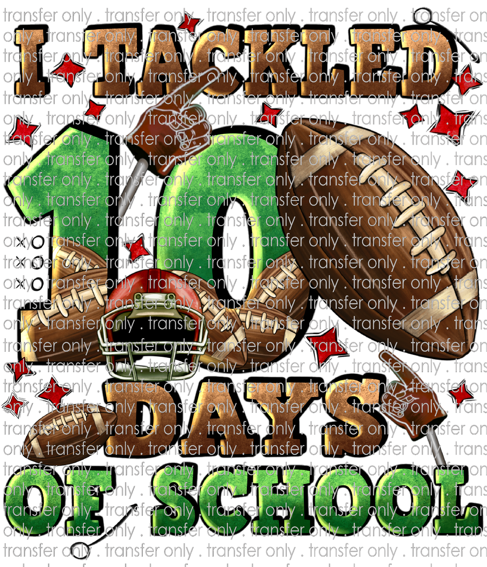 SCH 838 I Tackled 100 Days of School Football