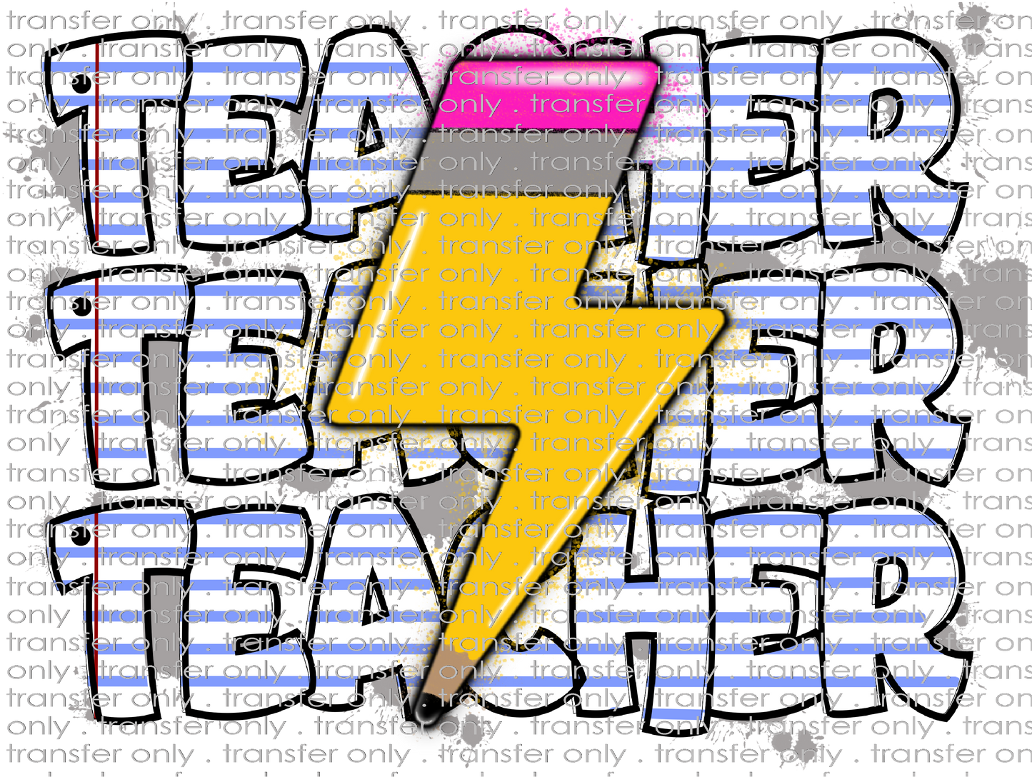 SCH 851 Lightening Bolt Teacher