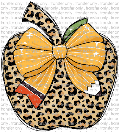 UVSCH 929 Pencil Bow Leopard Apple