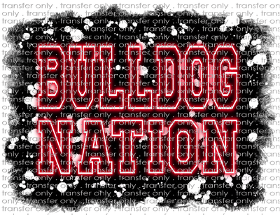 SCHMAS 168 Neon Light Bulldogs Red White