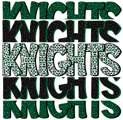 SCHMAS 257 Knights Green Black Stacked