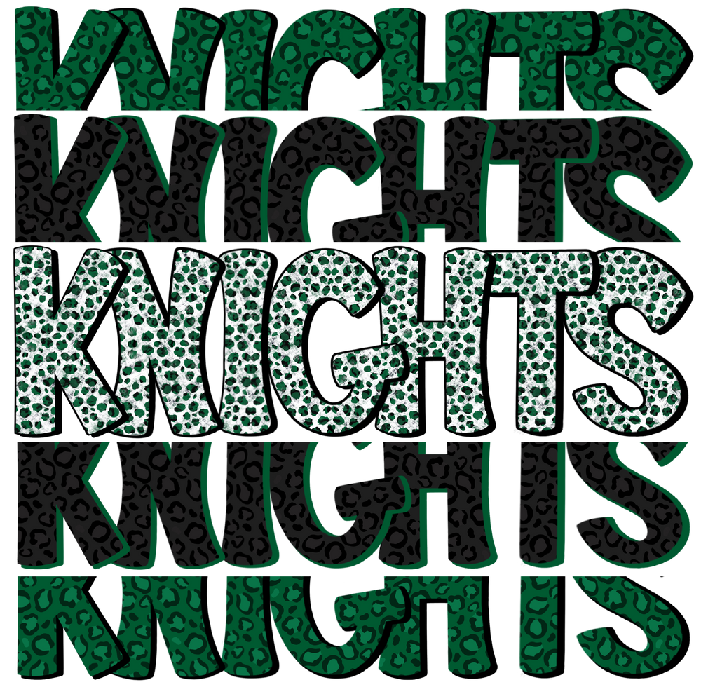 SCHMAS 257 Knights Green Black Stacked