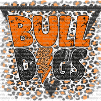 SCHMAS 276 Bulldogs Triangle Orange