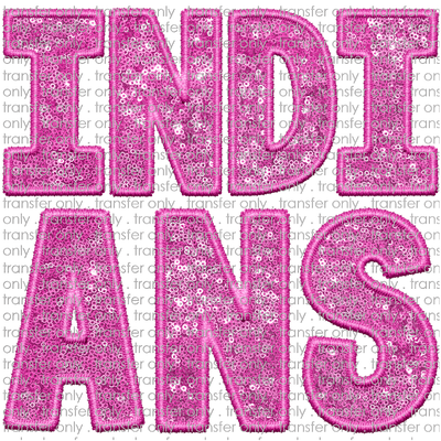 SCHMAS 294 Indians Embroidery Sequin Pink