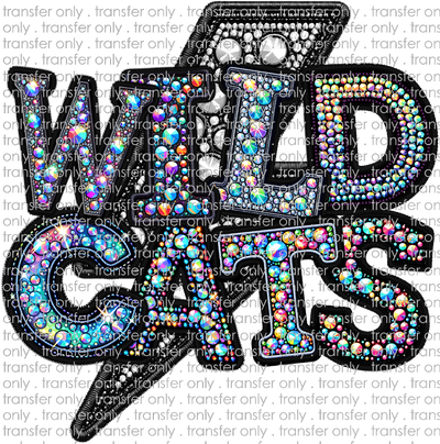 SCHMAS 383 Wildcats Faux Rhinestones