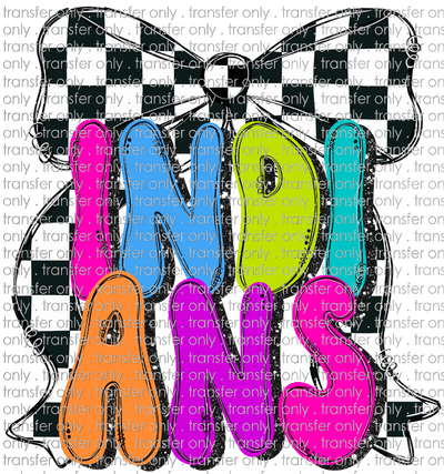 SCHMAS 555 Indians Checkered Bow
