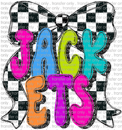 SCHMAS 560 Jackets Checkered Bow