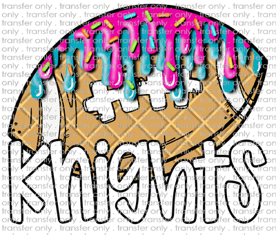 SCHMAS 566 Knights Football Ice cream Drip