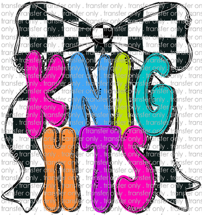 SCHMAS 567 Knights Checkered Bow