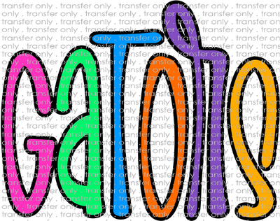 SCHMAS 576 Gators Rainbow Colors