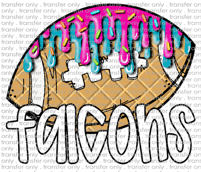 SCHMAS 599 Falcons Football Ice cream Drip