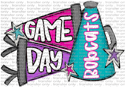 SCHMAS 615 Game Day Bobcats Megaphone