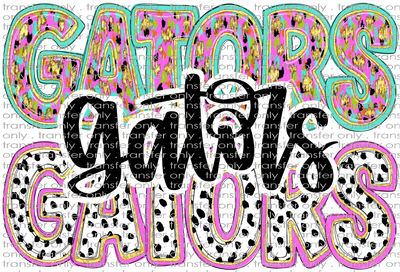 SCHMAS 622 Gators Confetti Dalmatian Dots