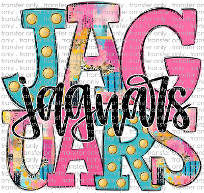 SCHMAS 628 Jaguars Colorful Floral Patch Marquee
