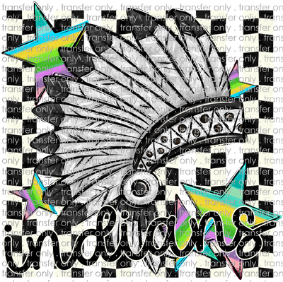 **HAPPY HOUR**SCHMAS 681 Indians Checkered with Headdress