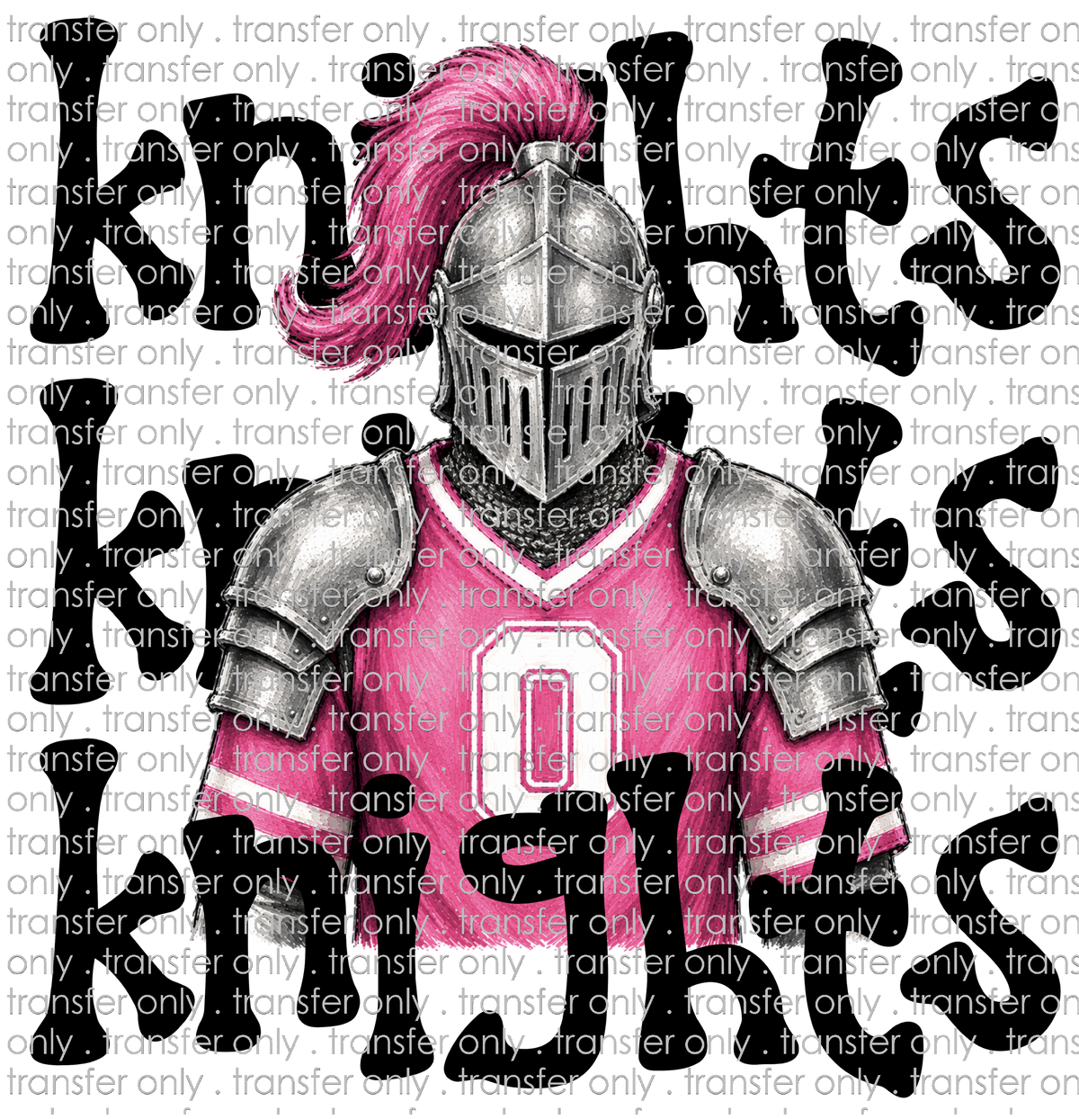 SCHMAS 715 Knights Stacked with Knight in Pink Jersey