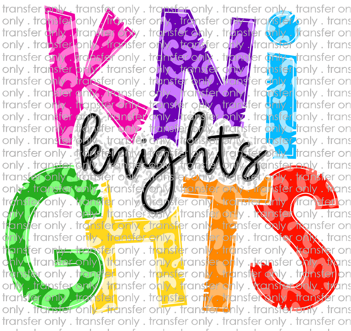 SCHMAS 719 Knights Bright Color Patterened