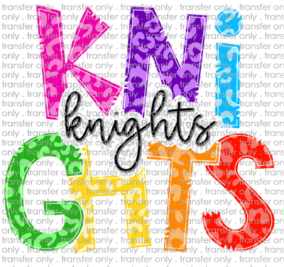 SCHMAS 719 Knights Bright Color Patterened