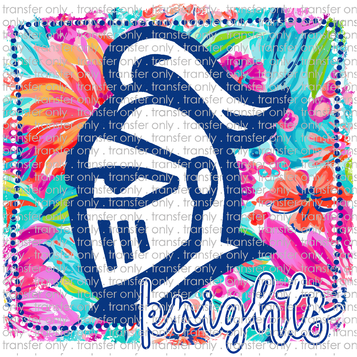 SCHMAS 721 Knights Floral Background