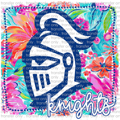SCHMAS 721 Knights Floral Background