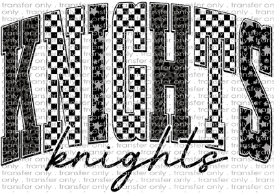 SCHMAS 724 Knights Black and White