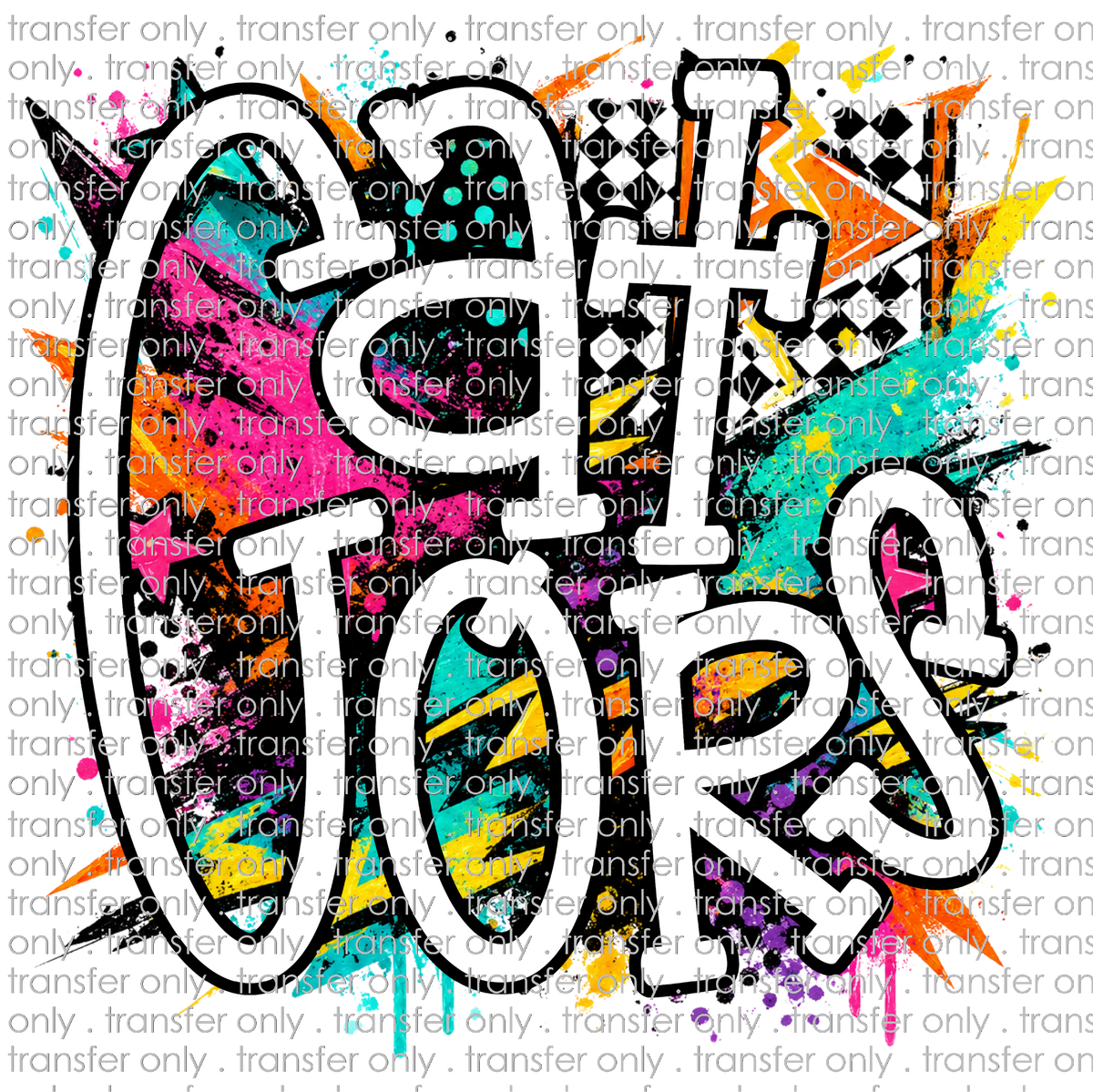 SCHMAS 739 Gators Paint Splatter