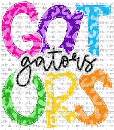 SCHMAS 745 Gators Fun Leopard Print
