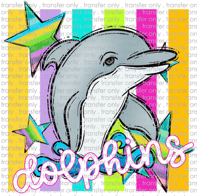 SCHMAS 767 Dolphins Multicolored Stripes