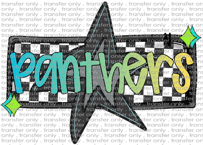 SCHMAS 773 Panthers Black Checkered