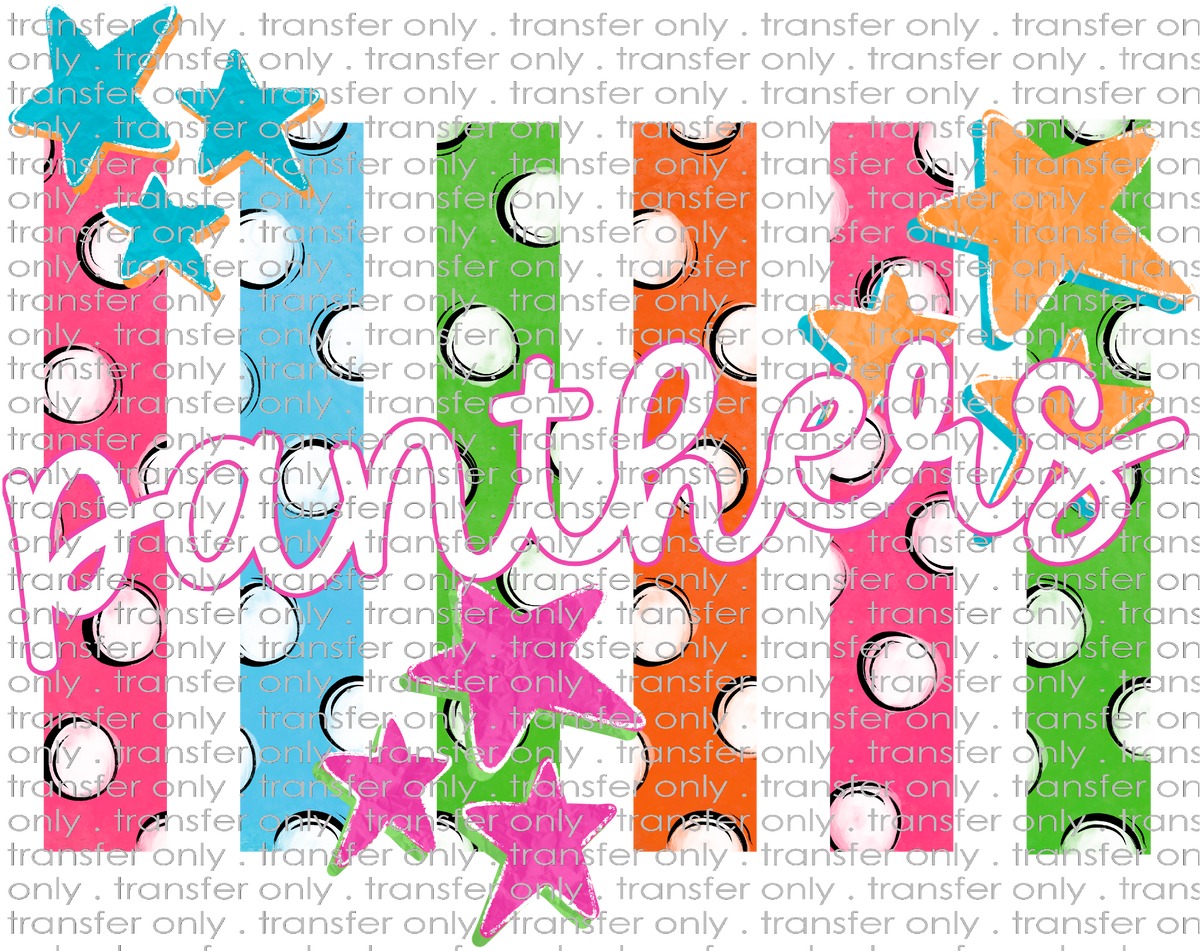 SCHMAS 776 Panthers Stripes and Dots