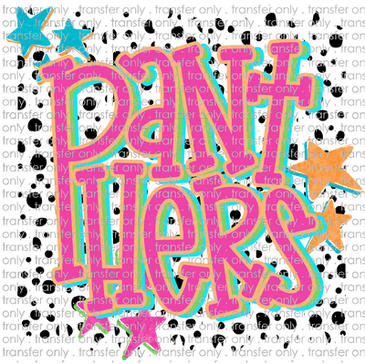 SCHMAS 784 Panthers Black Dots and Stars