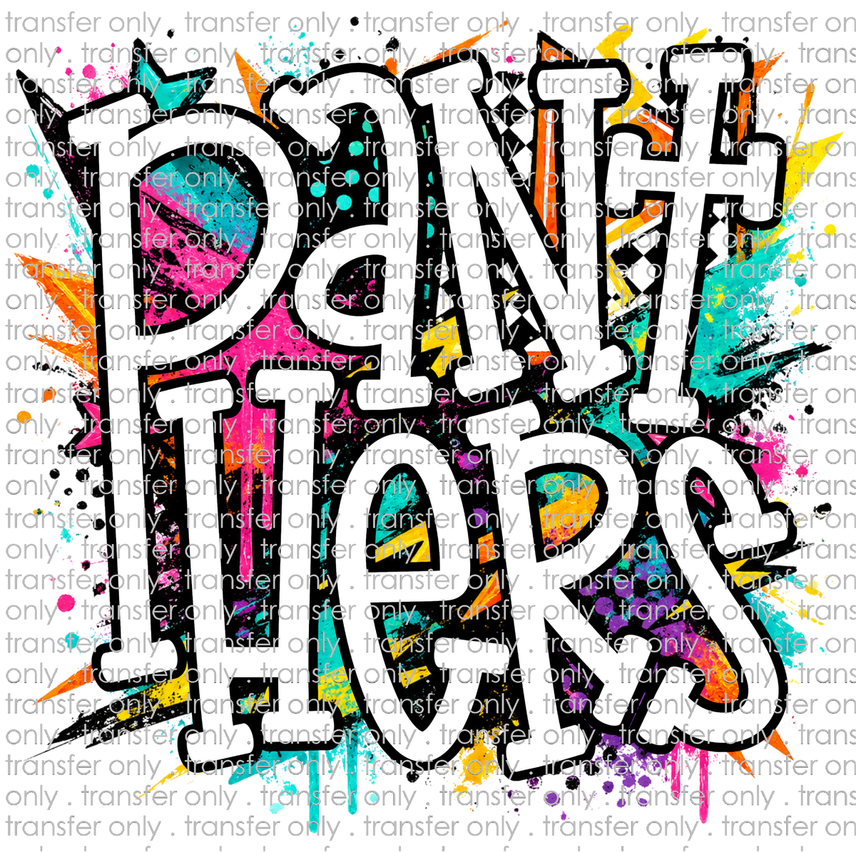 SCHMAS 786 Panthers Multicolor Splatter