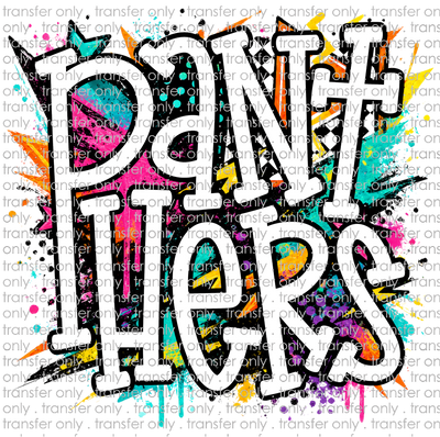 SCHMAS 786 Panthers Multicolor Splatter