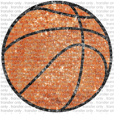 SPT 456 Basketball Faux Sequin