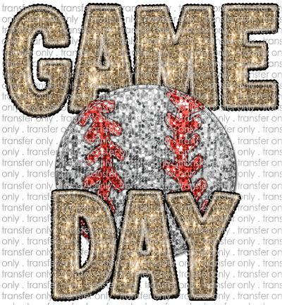 SPT 457 Game Day Baseball Faux Sequins