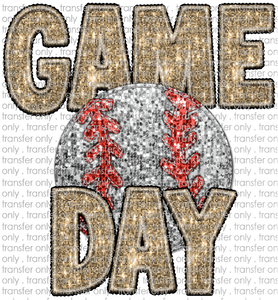SPT 457 Game Day Baseball Faux Sequins