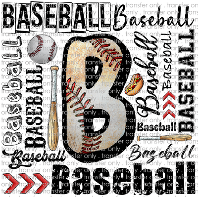 SPT 482 Baseball Word Art