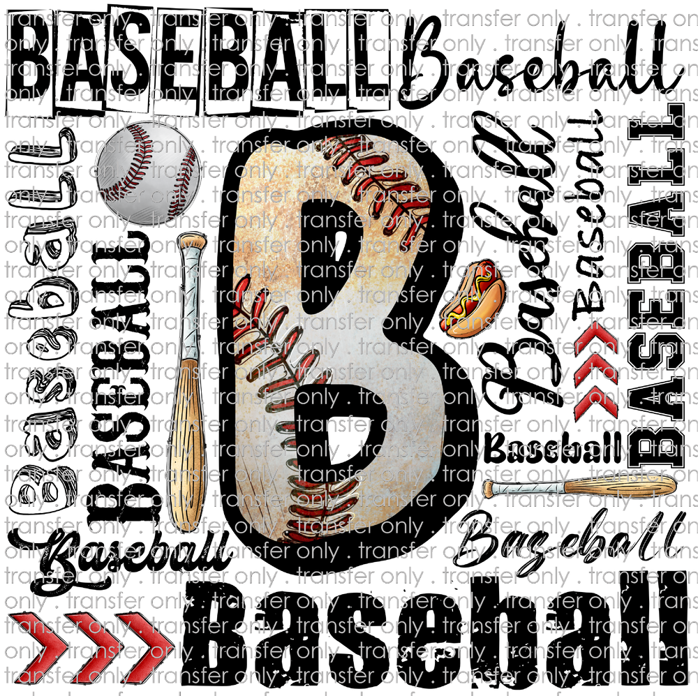 SPT 482 Baseball Word Art
