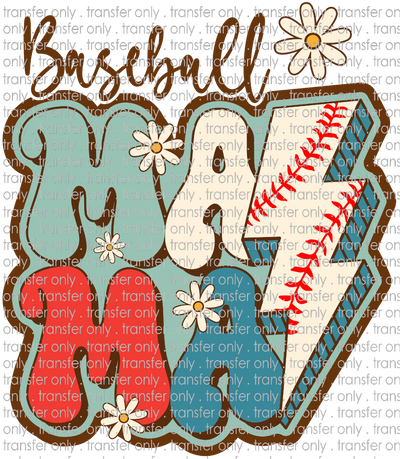 SPT 495 Vintage Baseball Mama Retro