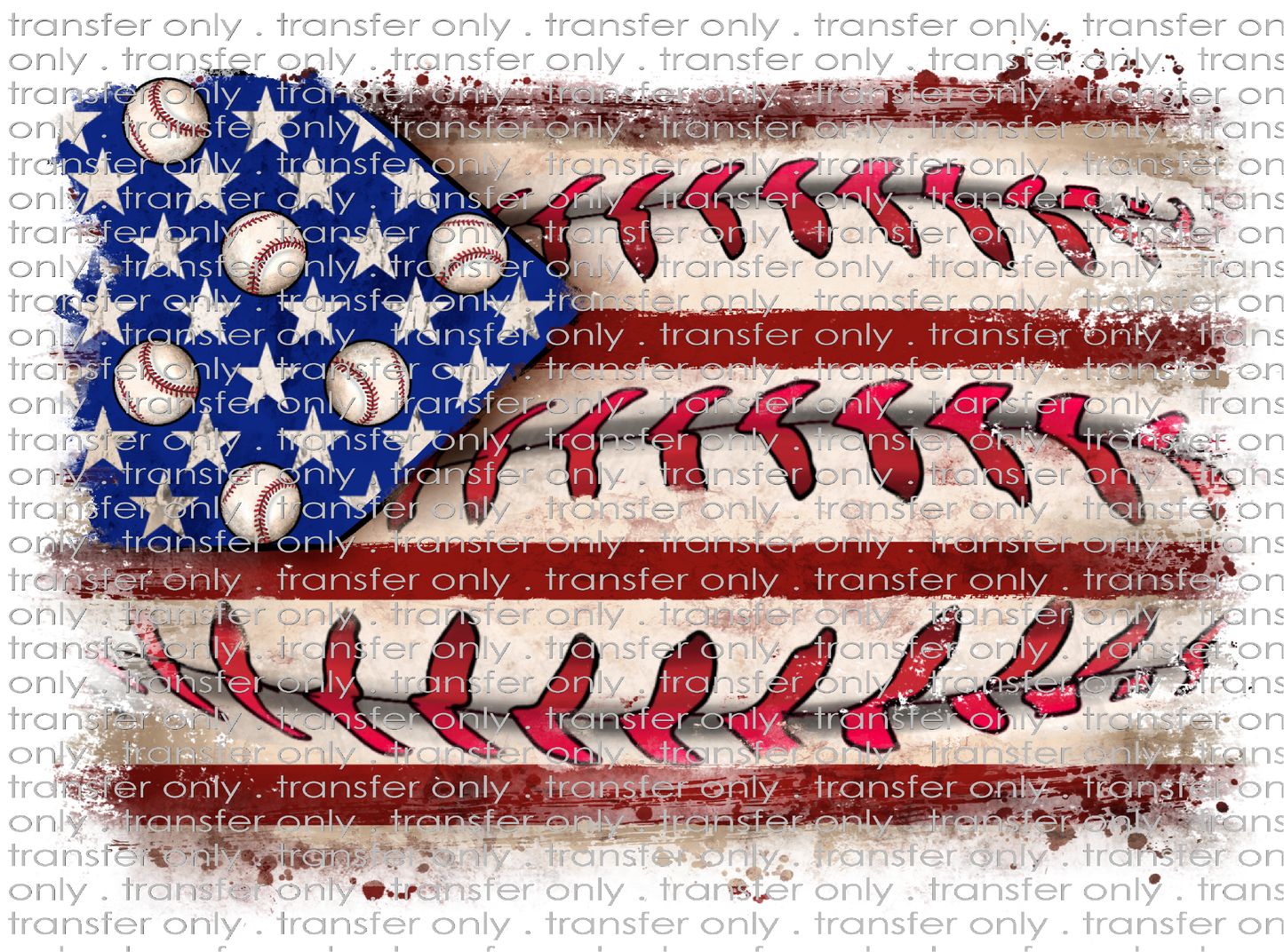 SPT 506 Baseball American Flag