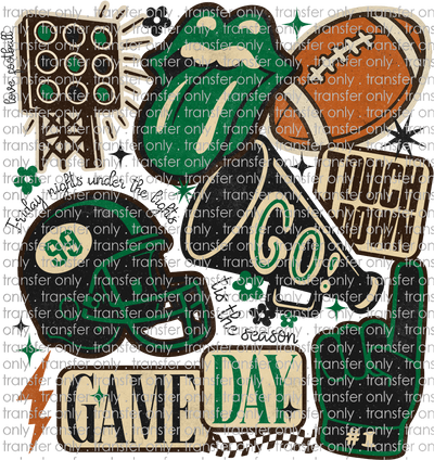 SPT 624 Green and Black Football