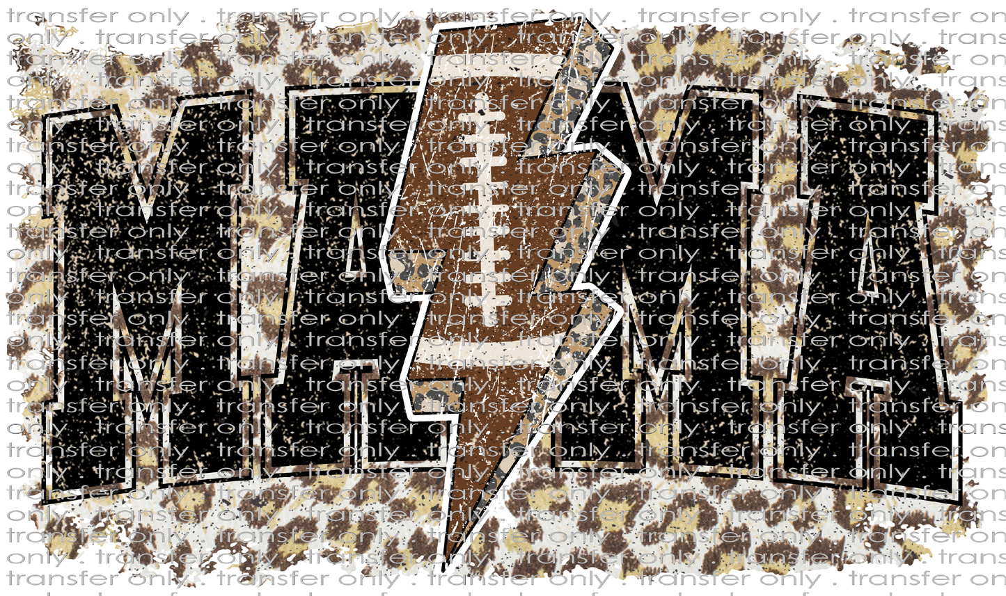 SPT 633 Mama Lightening Bolt Leopard Background