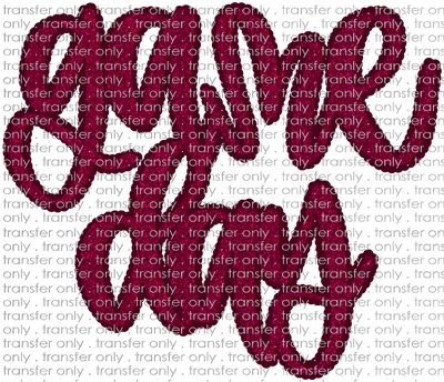 SPT 643 Maroon Glitter Game Day