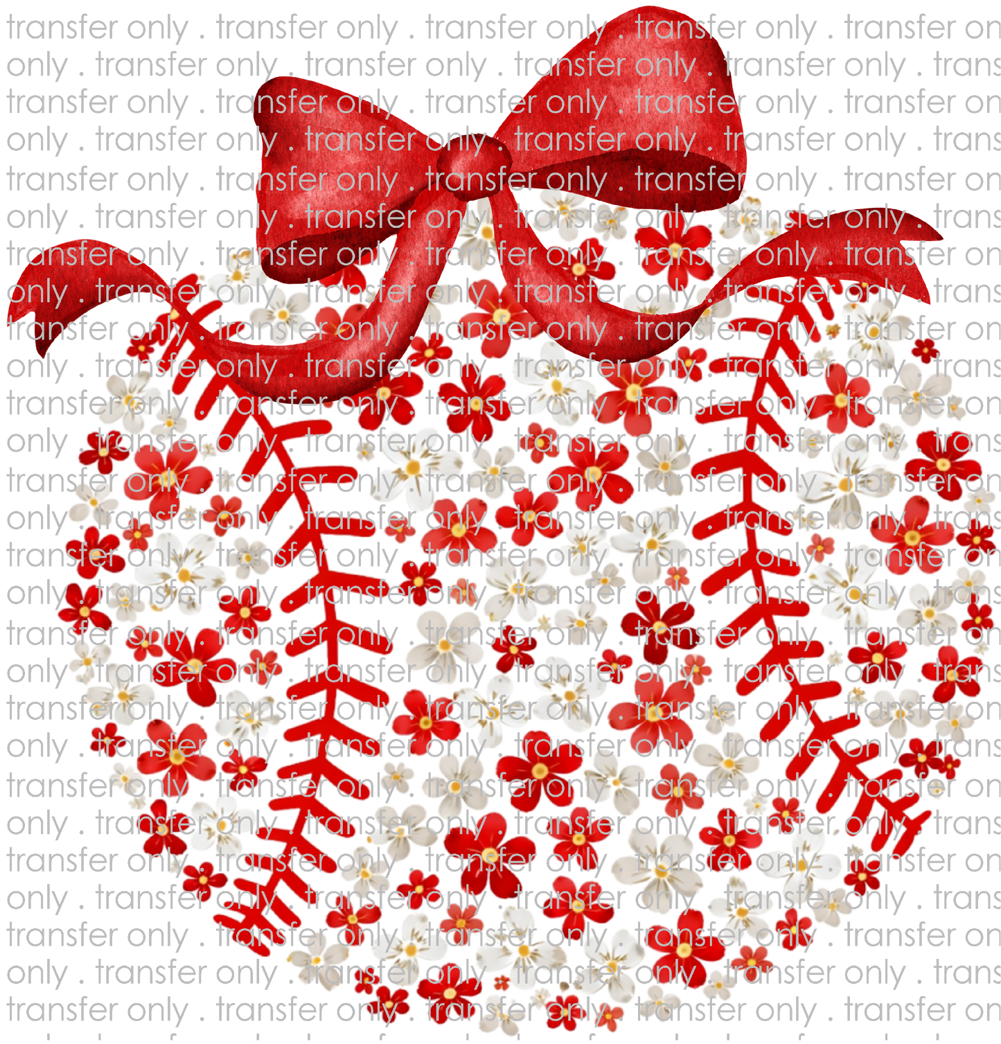 SPT 646 Baseball Floral Ball with Bow