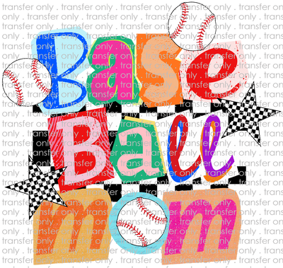 SPT 659 Baseball Mom Letter Pieces