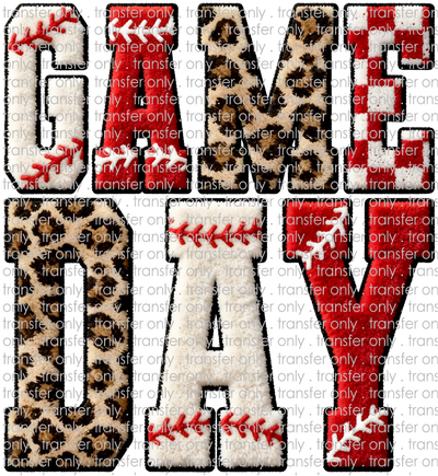 SPT 665 Leopard Baseball Faux Chanelle